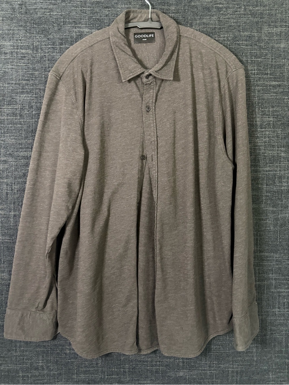 Goodlife Men's Long Sleeve Shirt in Dark Brown